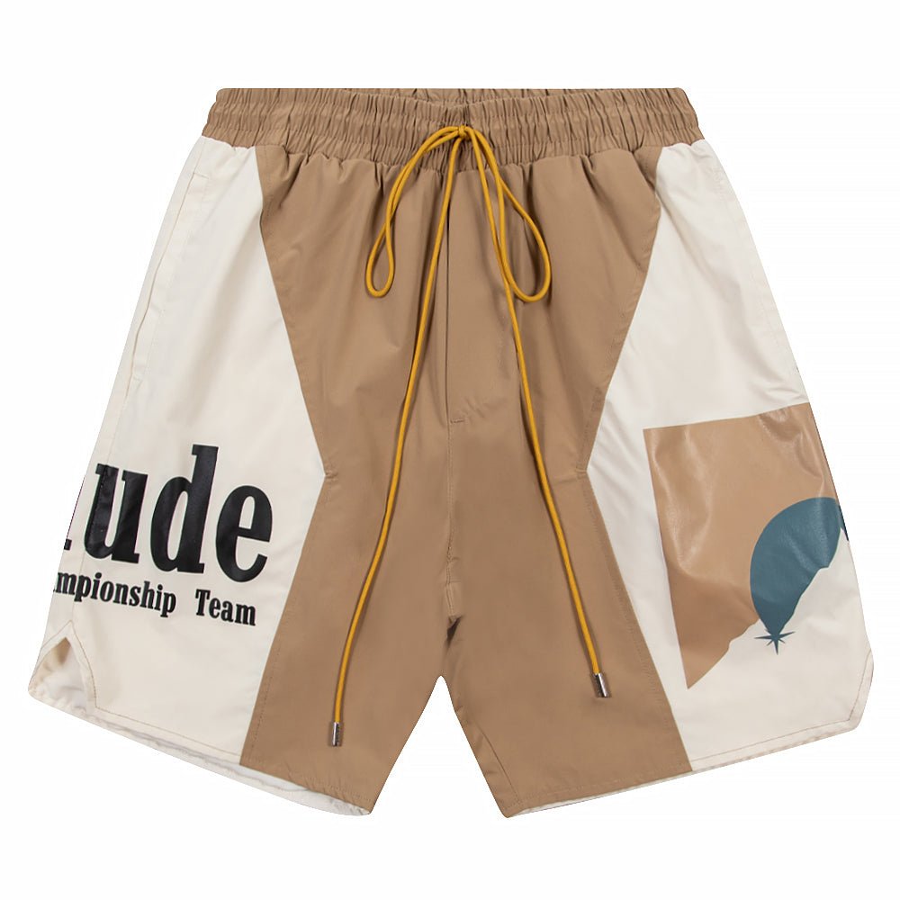 Rhude: Khaki Bandana Shorts