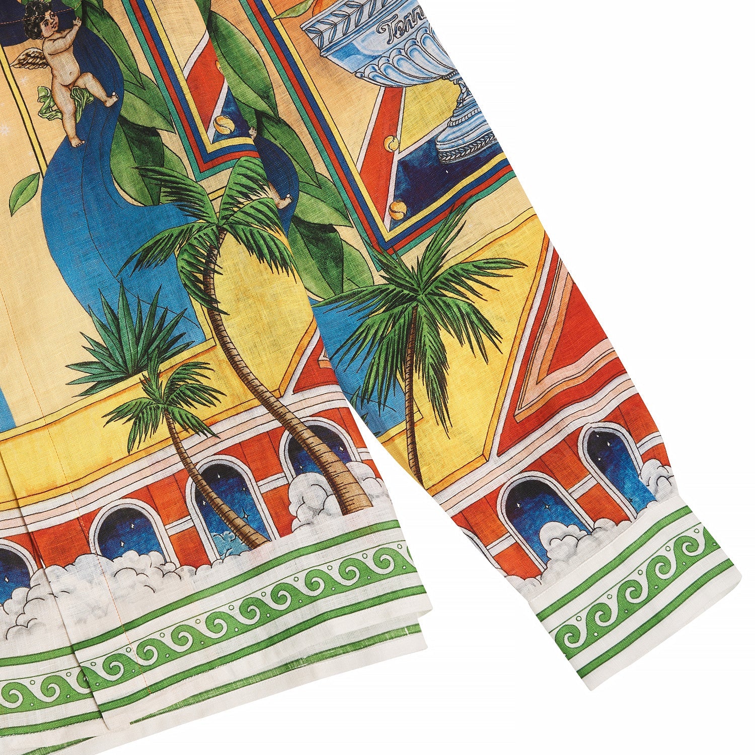 Trophy Orange Linen Shirt - Capsule NYC