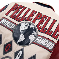 World Famous Soda Club Jacket | Ivory/Cabernet/Navy - Capsule NYC