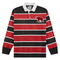 Striped Jersey Rugby | Faded Black Canvas Multi
