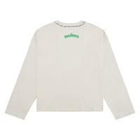 Studded Star Head L/S Tee | Ivory/Lemon