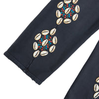 Cowrie Shell Sweatpant | Black