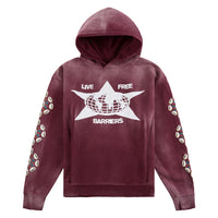 Cowrie Shell Hoodie | Maroon