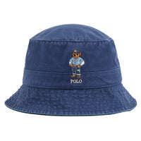 Denim Bear Bucket Hat