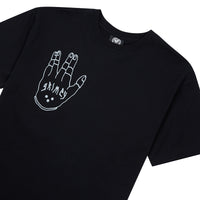 Peace Within The Glitzy Grillz Tee | Black