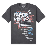 Collage Tee | Washed Black