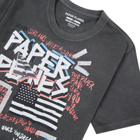 Collage Tee | Washed Black