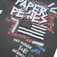 Collage Tee | Washed Black