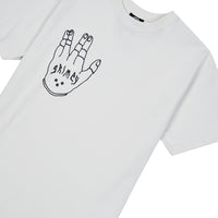 Peace Within The Glitzy Grillz Tee | Off-White