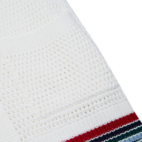 Sporty Crochet Shirt | White