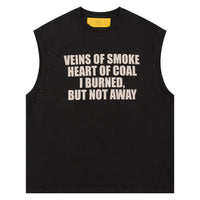 Veins Diamond Sleeveless Tee