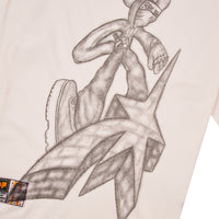 White Writer Tee