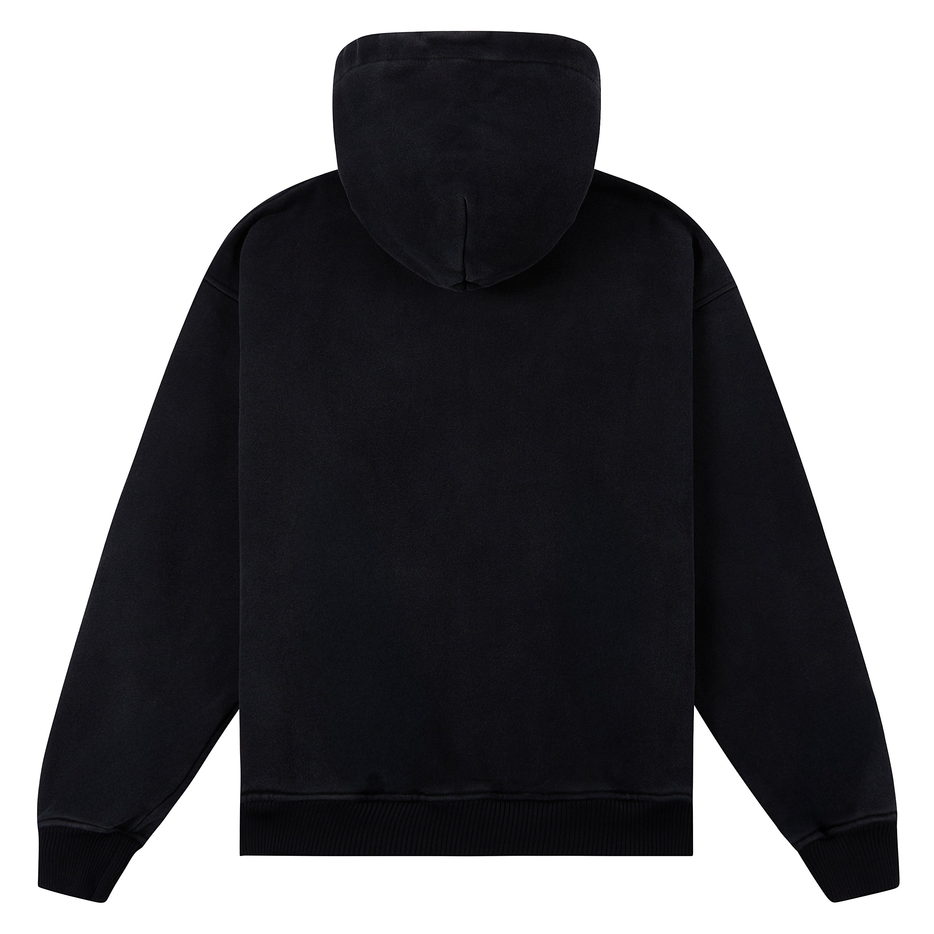 Patchwork Face Zip Up Hoodie | Black – Capsule NYC