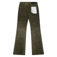Flock Dipped Flared | Green