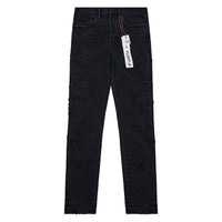 Beaded Embroidery Denim | Black