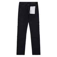 Beaded Embroidery Denim | Black