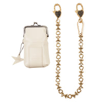 XOXO Wallet Chain | Gold Tone