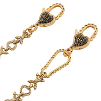 XOXO Wallet Chain | Gold Tone