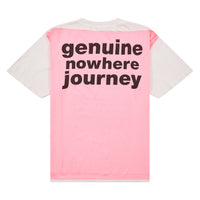 Mad Face Handprinting Tee | White/Pink