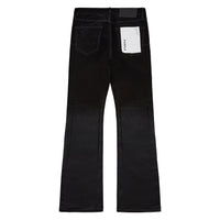 Flock Dipped Flared | Black