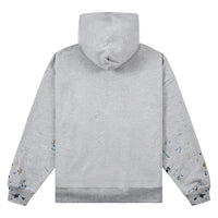 Crackle Paint Hoodie | Heather