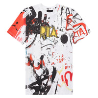 Liam Graffiti Tee | White