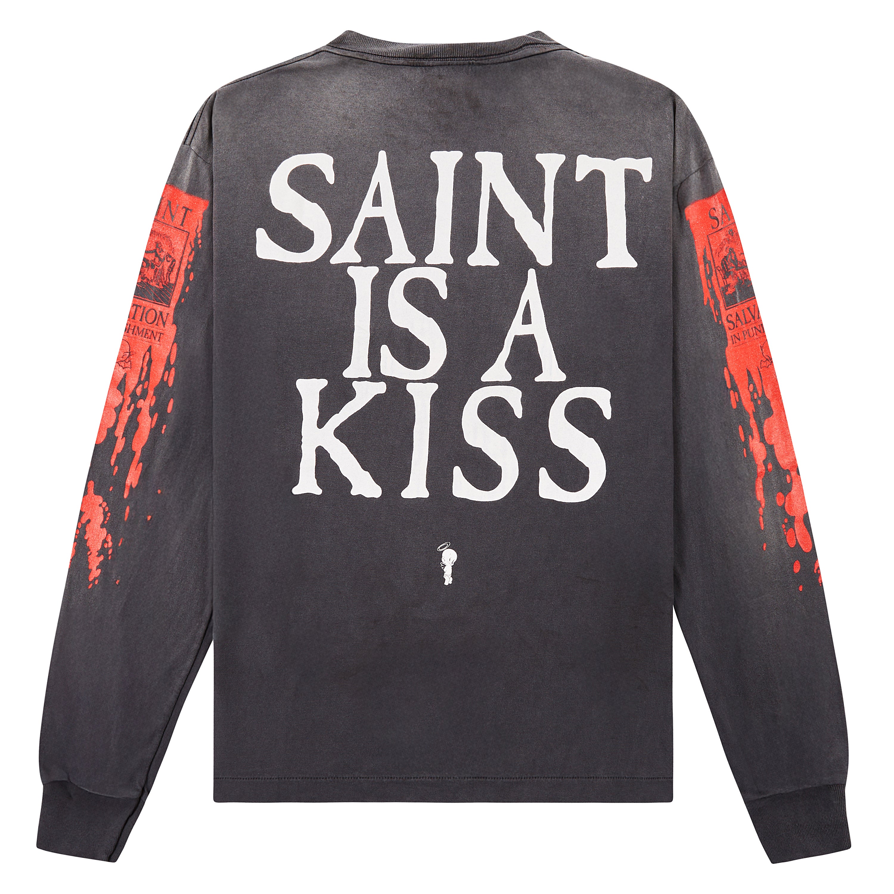 トップス SAINT Mxxxxxx SAINT IS A KISS LS Saint is a Kiss L/S Tee – Capsule NYC