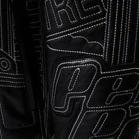 NYC Boro Quilted Jacket | Black/White