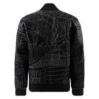 NYC Boro Quilted Jacket | Black/White