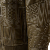 NYC Boro Quilted Jacket | Olive/Ivory