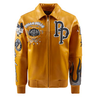 World Famous Pelle Jacket | Maize/Navy/White/Silver