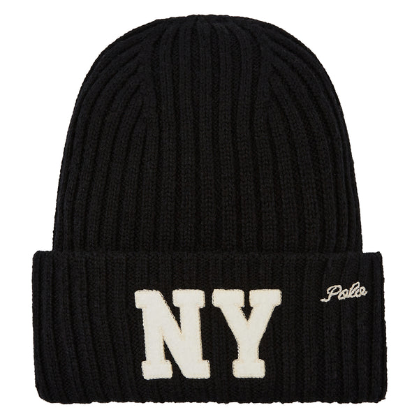 NY Rib Beanie | Black – Capsule NYC