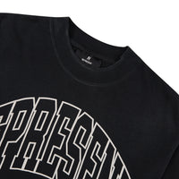 Legacy Crest Tee | Stained Black