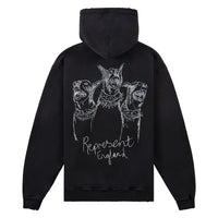 Hand Drawn Thoroughbred Dogs Hoodie