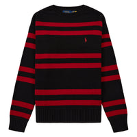 Striped Wool Sweater | Black Combo