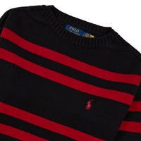 Striped Wool Sweater | Black Combo