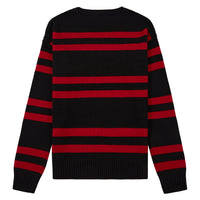 Striped Wool Sweater | Black Combo