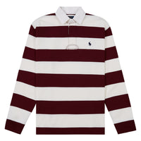 Iconic Rugby Shirt | Classic Wine/Trophy Cream