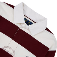 Iconic Rugby Shirt | Classic Wine/Trophy Cream