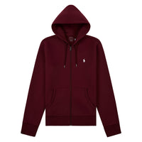 Double-Knit Zip Up Hoodie | Classic Wine