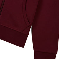 Double-Knit Zip Up Hoodie | Classic Wine