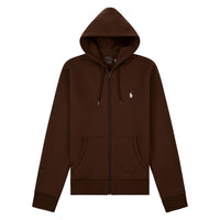 Double-Knit Zip Up Hoodie | Branch Brown