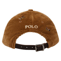 Embroidered Corduroy Hat | Golden Brown/Duck