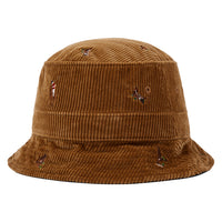 Loft Corduroy Bucket Hat | Golden Brown