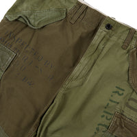 Patchwork Cargo Pant | Patched Olive