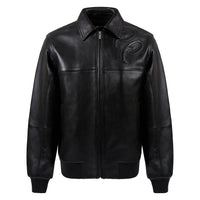 Two Tone Pelle Jacket | Black