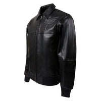 Two Tone Pelle Jacket | Black