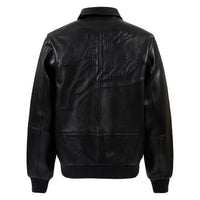 Two Tone Pelle Jacket | Black