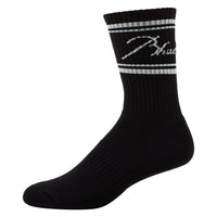 Script Logo Sock | Black/Grey