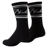 Script Logo Sock | Black/Grey